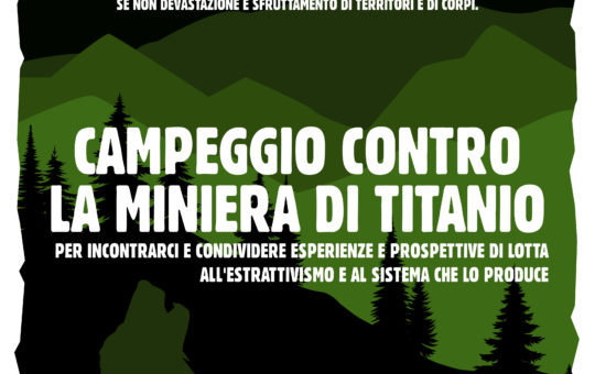 Monte Beigua (SV): Campeggio contro la miniera di titanio