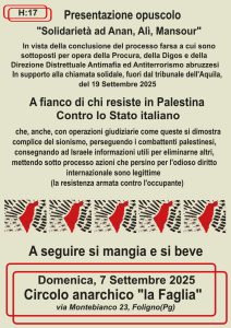Locandina definitiva iniziativa 7 Settembre 2025
