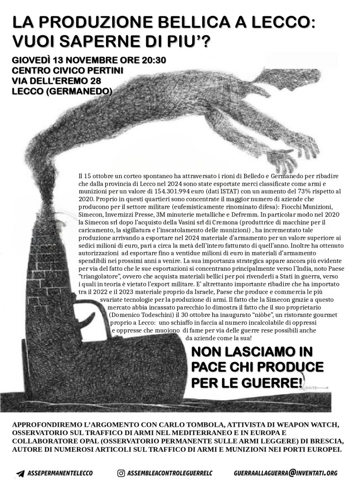 volantino fronte 13 novembre